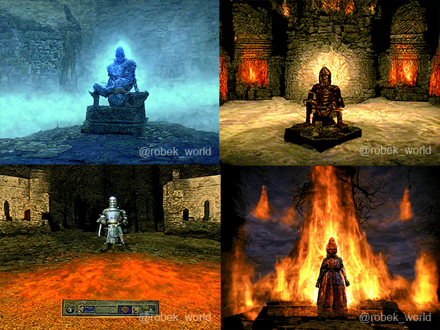No souls game is complete without the crestfallen warrior, the hollowed, those damn crucible nights, and a firekeeper to help you along your way