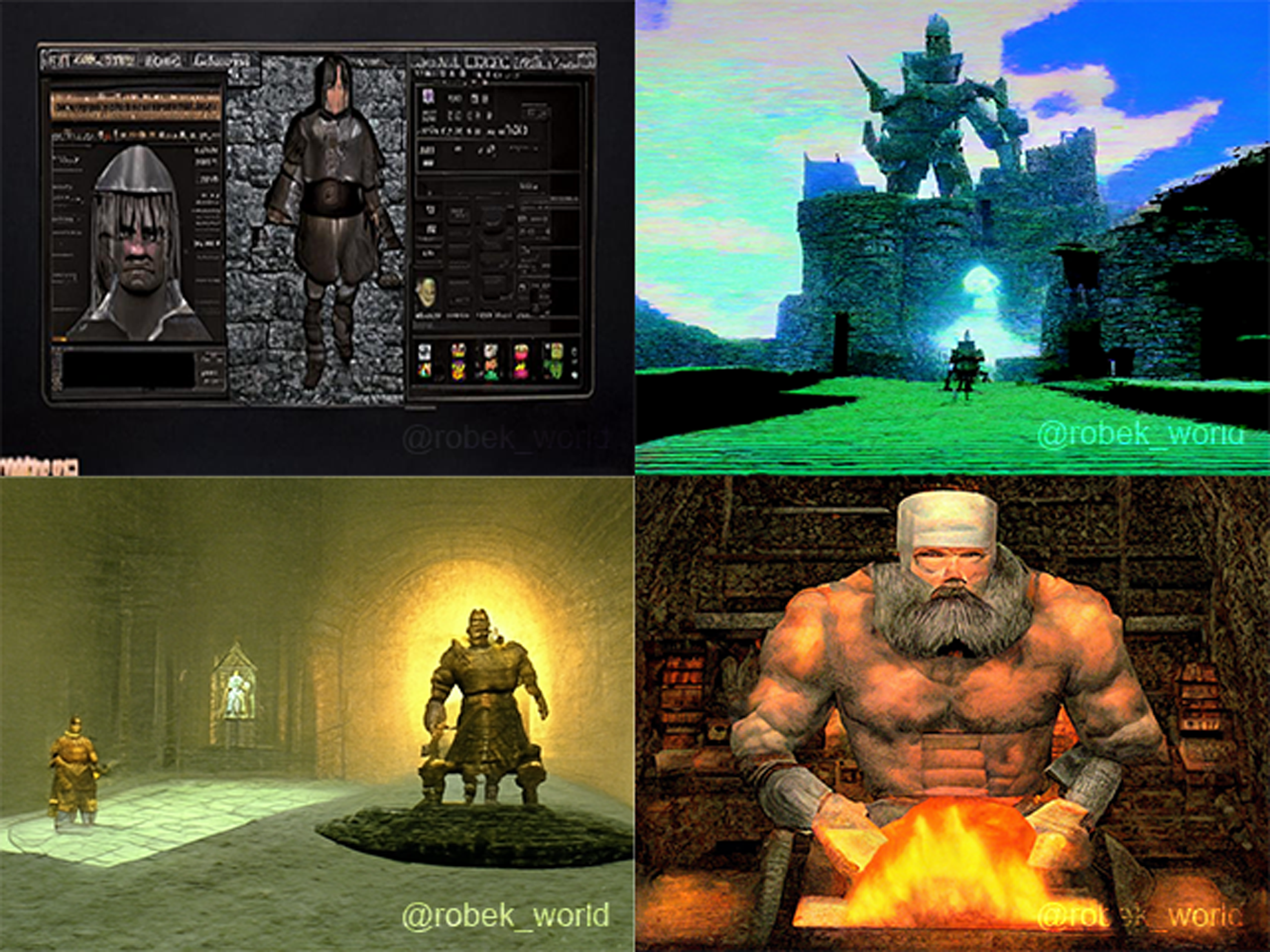 A lot of memories in this game from the incredible character creator, to crossing the dragon bridge, to the Ornstein and Smough fight, and our favorite blacksmith Andre