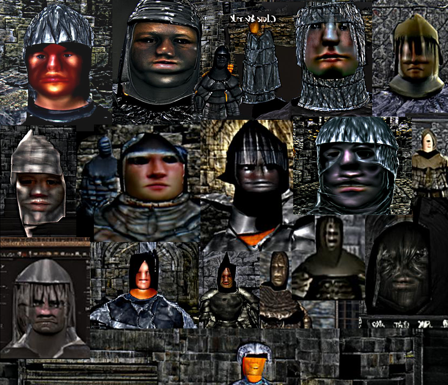 FromSoftware's famous character faces